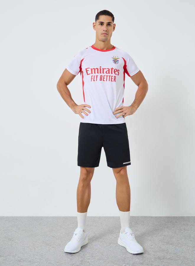 Take Two Men Logo Print Short Sleeves Sports T-Shirt - Image 2