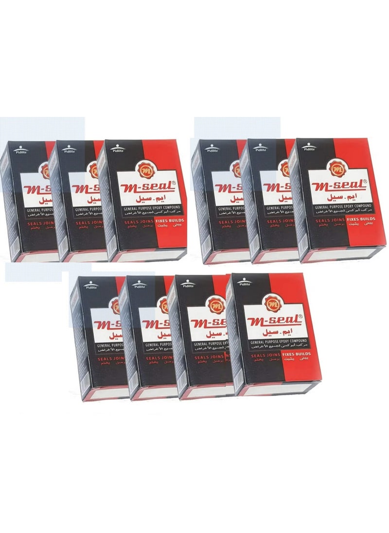 Pidilite - Pidilite M Seal Regular Epoxy Compound 100g, 10-Pack - Image 1