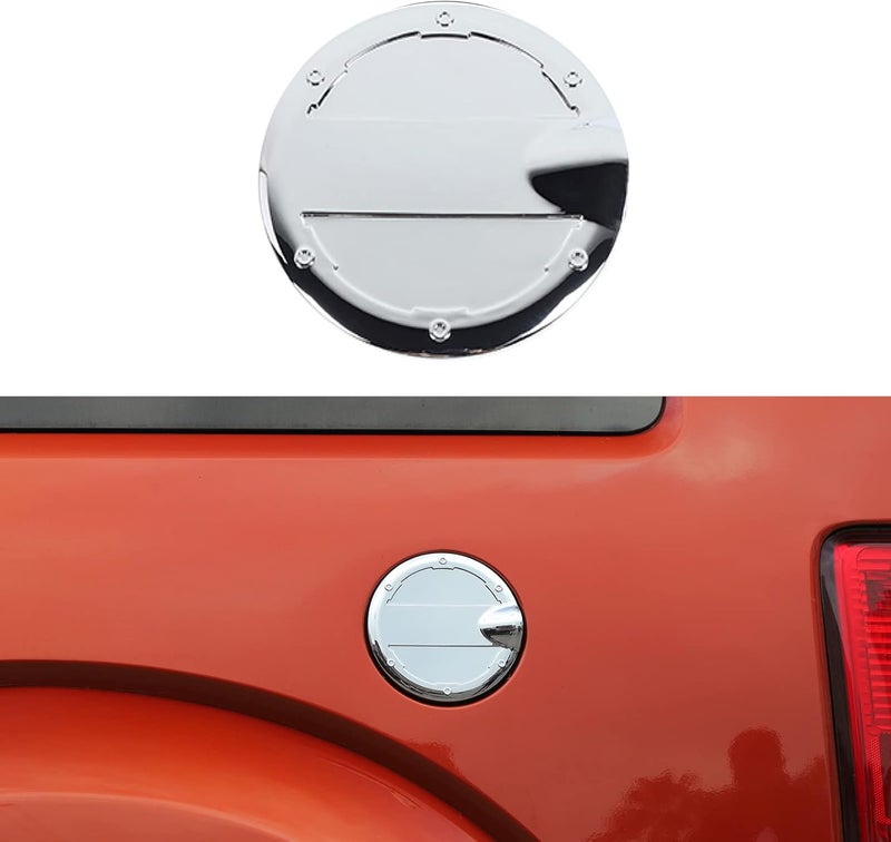Jimen Gas Cap Cover Non-Locking Fuel Tank Door for 2007-2012 Dodge Nitro (Chrome) Shop & home all-space compatible - Image 2