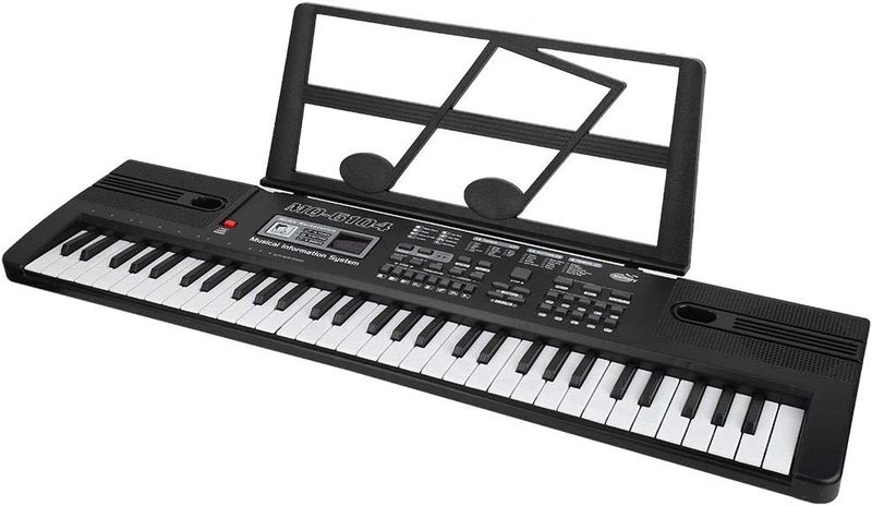woobles Digital Keyboard, 61 Keys Electronic Music Organ Portable Full-Size Touch Piano Keyboard with Microphone for Beginners Kids Children Birthday Gift - Image 1