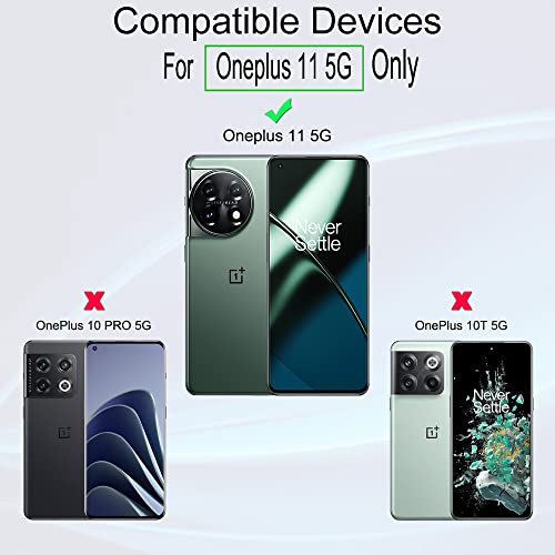 Ibywind Screen Protector For Oneplus 11 5G 6.7"[2 Pack],Flexible TPU Film,With 1Pc Camera Lens Protector,1Pc Back Film,Bubble Free,Easy to install - Image 2
