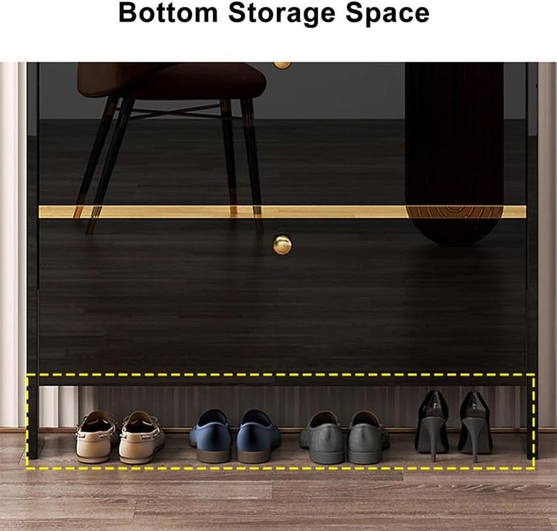 MOZOGOT Shoe Storage Cabinet Free Standing Narrow Shoe Rack Cabinet with 3 Flip Drawer, Slim Hidden Shoe Cabinet Entryway Shoe Organizer for Closet, Dorm, Hallway, Small Spaces (White) - Image 3