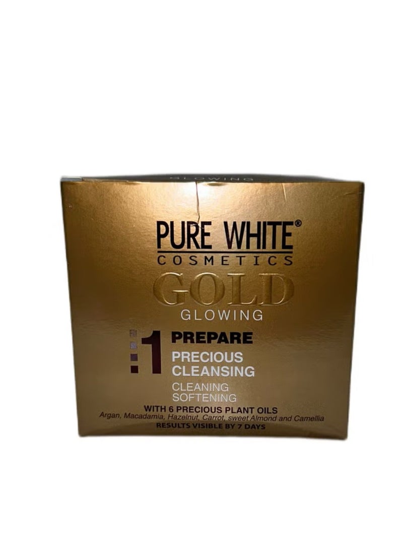 بيور وايت كوزماتيكس صابون جولد جلووينج لتفتيح البشرة 150جرام - Image 2