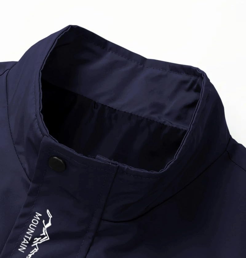 Celary Men's Lightweight Casual Zip-Up Bomber Jacket - Stylish Slim Fit Outerwear - Image 4