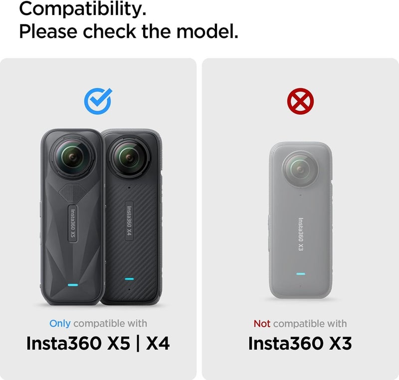 AIBEX Military-Grade Gorilla Tempered Glass Screen Protector for Insta360 Action Camera X4 / Insta360 X5, Ultra-Clear HD Touch Sensitive, 9H Hardness, Edge-to-Edge Full Coverage, Pack of 2 - Image 2