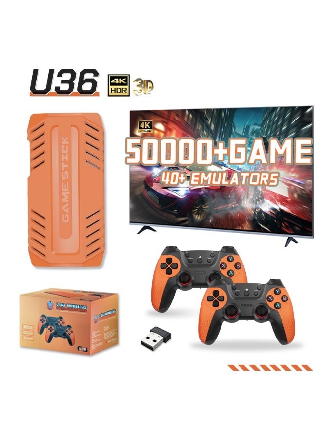 Retro Game Stick with 128GB 50000+ Games, 40+ Simulators,Wireless Control ,TV Handheld Video Game Console, Gift for kids - Image 1