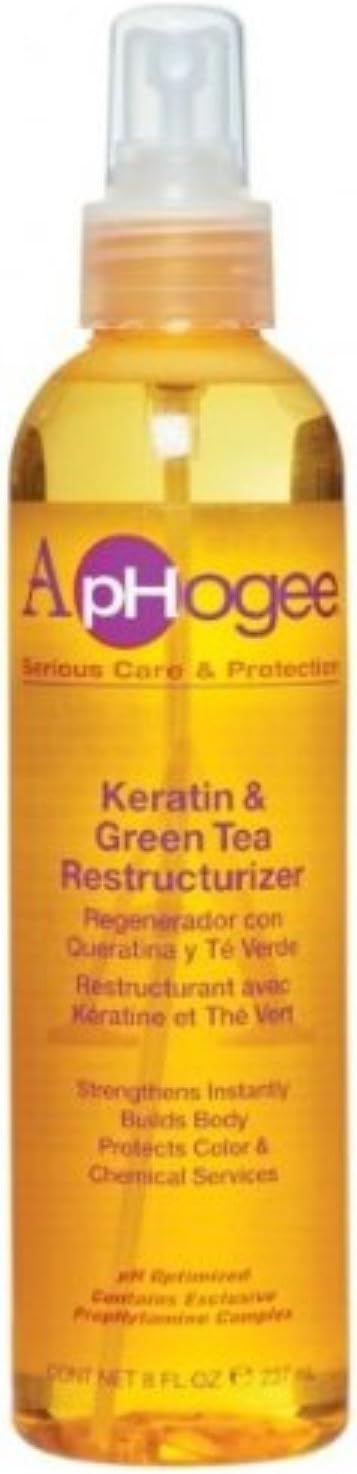 Aphogee Keratin  Green Tea Restructurizer 8 oz Pack of 4