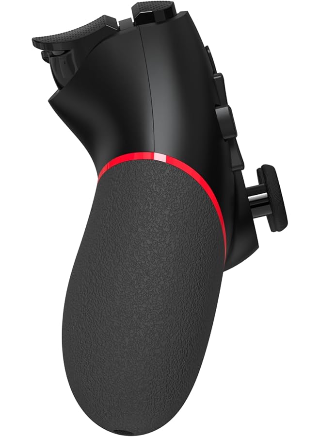 Wireless Controller With Hall Joystick For Ps4 Pro Slim Wireless Controller With Built In Speakers/Precise Joysticks/Turbo/Advanced Buttons Programming And 1000Mah Rechargeable Battery (Black Red) - Image 2