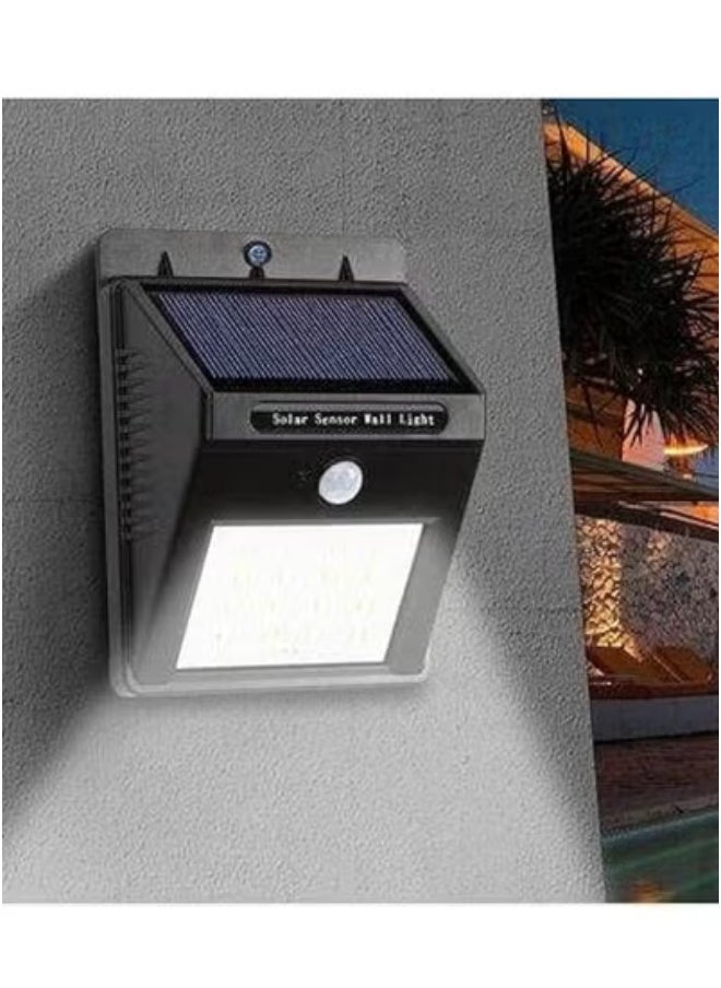 JAJEEK 1-Piece 20 LED Solar PIR Motion Sensor Outdoor Night Wall Lamp – Waterproof, Energy-Efficient, Motion-Activated Lighting for Garden, Yard, Patio, Entrance, and Wall – Durable, Weatherproof, Solar-Powered Security Light for Outdoor Spaces in UAE  - Image 2