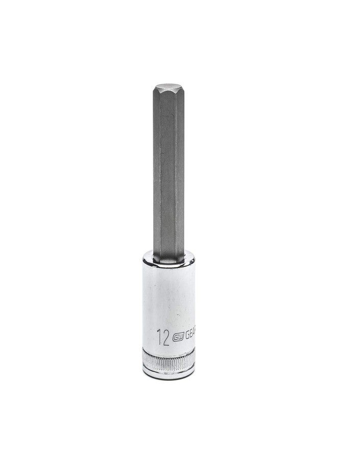 GEARWRENCH 1/2" Drive Mid-Length Hex Bit Socket, 12mm - 82574 - Image 1