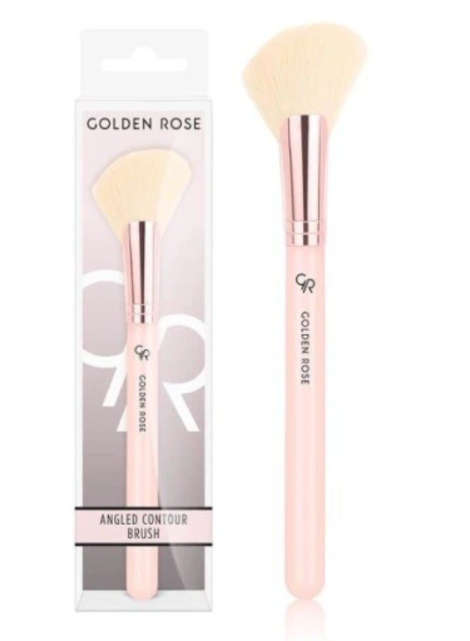Golden Rose Angled Contour Brush – Contour & Highlight Brush - Image 2