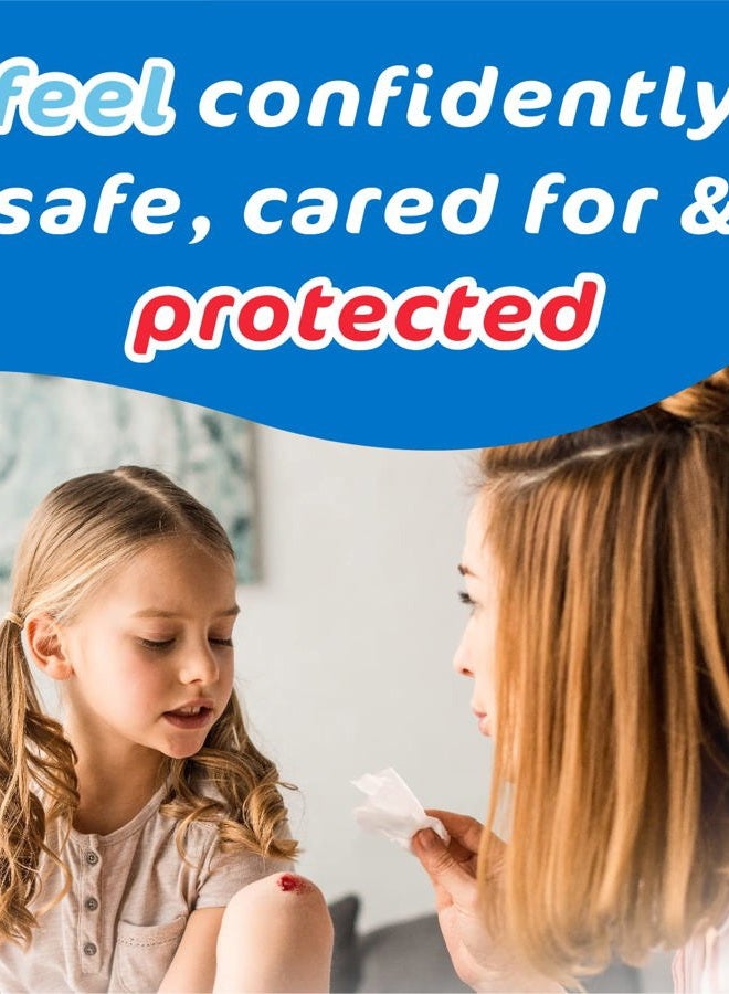 Pharma-C-Wipes مناديل كحول إيزوبروبيل 70% من فارما-سي [6 عبوات - 40 قطعة] - مطهر جروح للإسعافات الأولية مع غطاء قفل رطوبة. للاستخدام في الجروح الصغيرة والخدوش والحروق. - Image 4