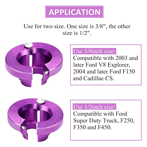 Mekar Disconnect Tool Transmission Oil Cooler Line Disconnect Set Compatible with Ford 3/8" & 1/2"(Pack of Two) - Image 2
