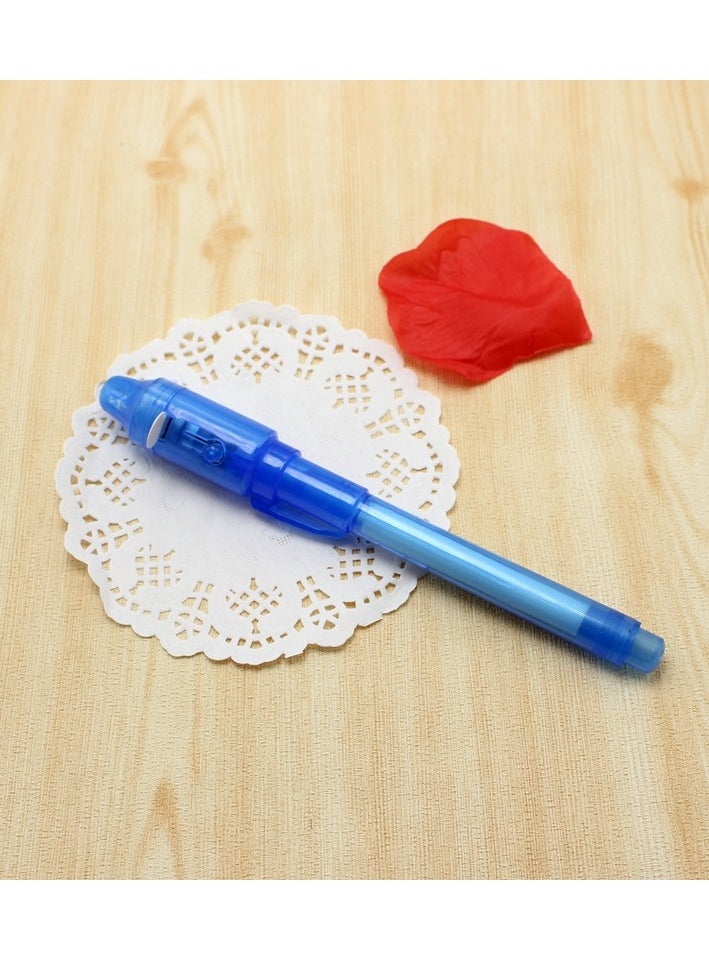 Generic - Built in UV Light Magic Marker Secret Message Invisible Ink Pen set of 5 - Image 1