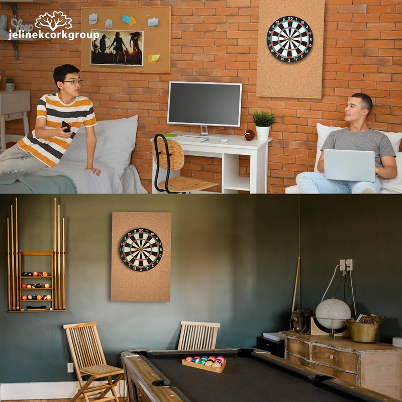 Jelinek Cork Group Jelinek Cork Dart Board Backer Wall Cover 36 x 24 x 1 inches - Image 5