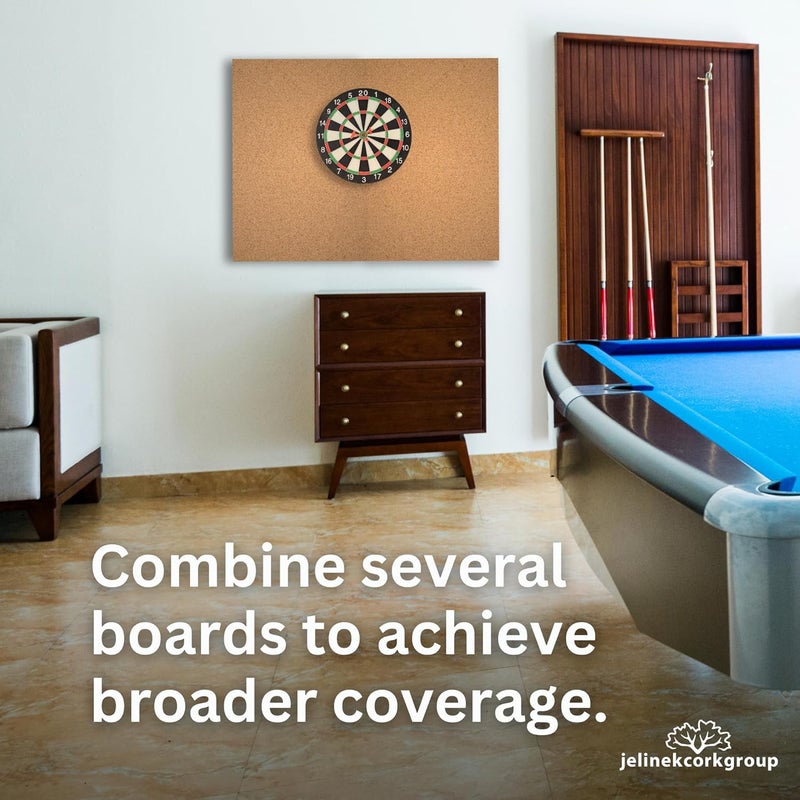 Jelinek Cork Group Jelinek Cork Dart Board Backer Wall Cover 36 x 24 x 1 inches - Image 4