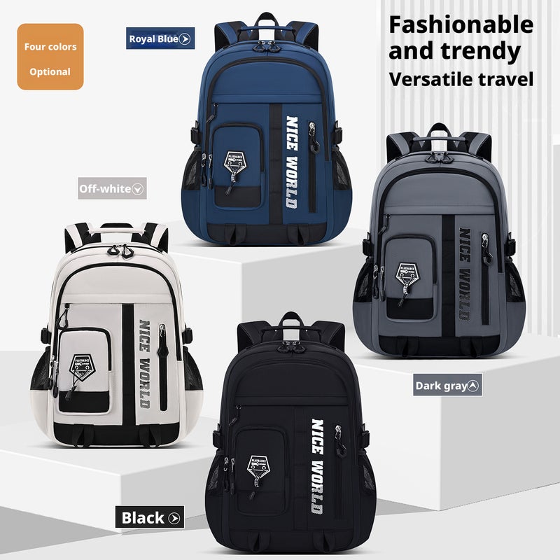 Sesame Baby Backpack for Students, Lightweight Casual Laptop Backpack with Large Capacity Multiple Compartments - Image 2