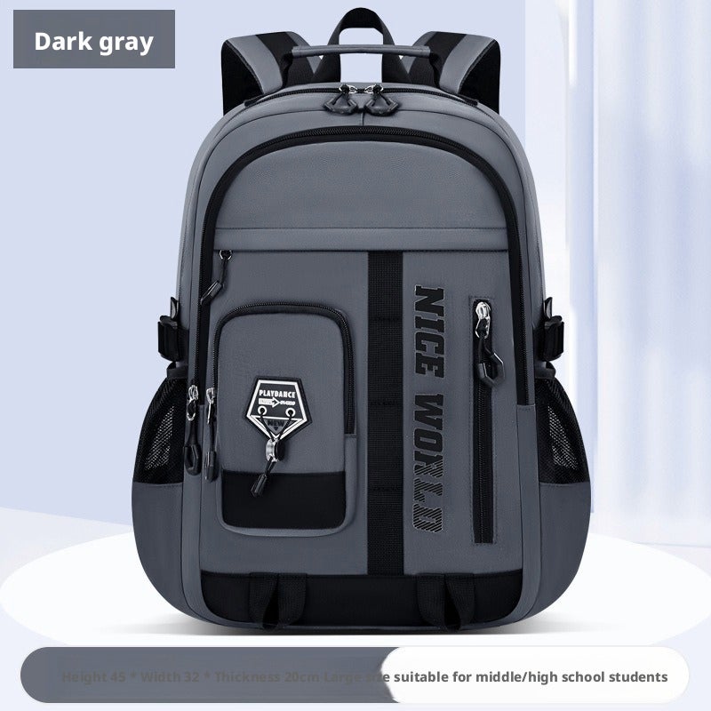 Sesame Baby Backpack for Students, Lightweight Casual Laptop Backpack with Large Capacity Multiple Compartments - Image 5