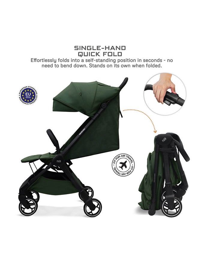 neobreez DECA Compact Ultra-Lightweight Cabin Size Approved Baby/Toddler/Kids Stroller, Quick Fold Open Pushchair, Waterproof UPF 50+ Canopy, Gift Bag, Phone Holder And Toy Strap, 0-4yrs, 22kg, 3yrs Warranty  - Image 4