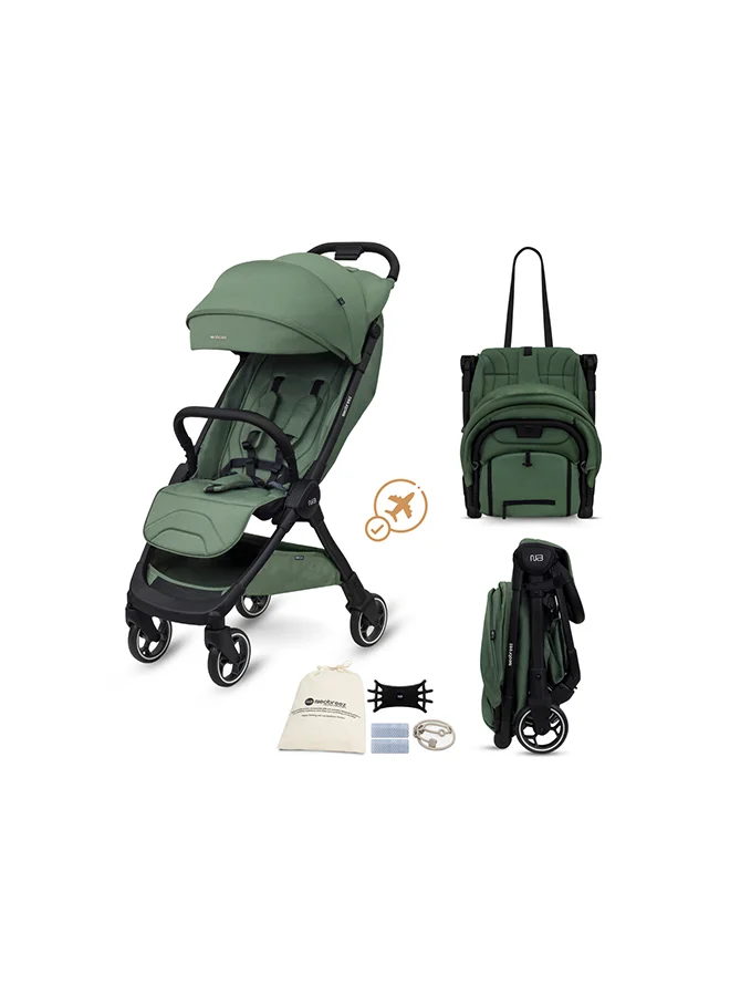 neobreez DECA Ultra-Lightweight Cabin Size Approved Compact Travel Stroller,  Foldable Toddler Kids Baby Trolley, Quick Fold Open Pushchair, Waterproof UPF 50+ Canopy, 0-4yrs,  22kg,  3yrs Warranty