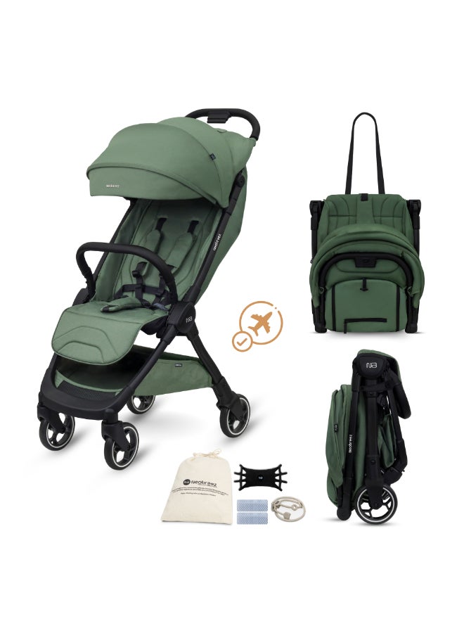 neobreez DECA Ultra-Lightweight Cabin Size Approved Compact Travel Stroller,  Foldable Toddler Kids Baby Trolley, Quick Fold Open Pushchair, Waterproof UPF 50+ Canopy, 0-4yrs,  22kg,  3yrs Warranty - Image 1