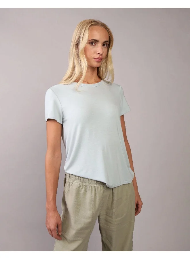 AE Waffle Hey Baby Tee