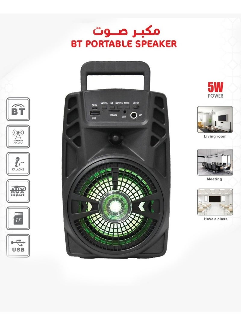 Rechargeable portable speaker with microphone and remote control. It is the ideal device to enjoy your favorite music in high-quality sound. Very suitable and excellent for parties and special occasio  - Image 2