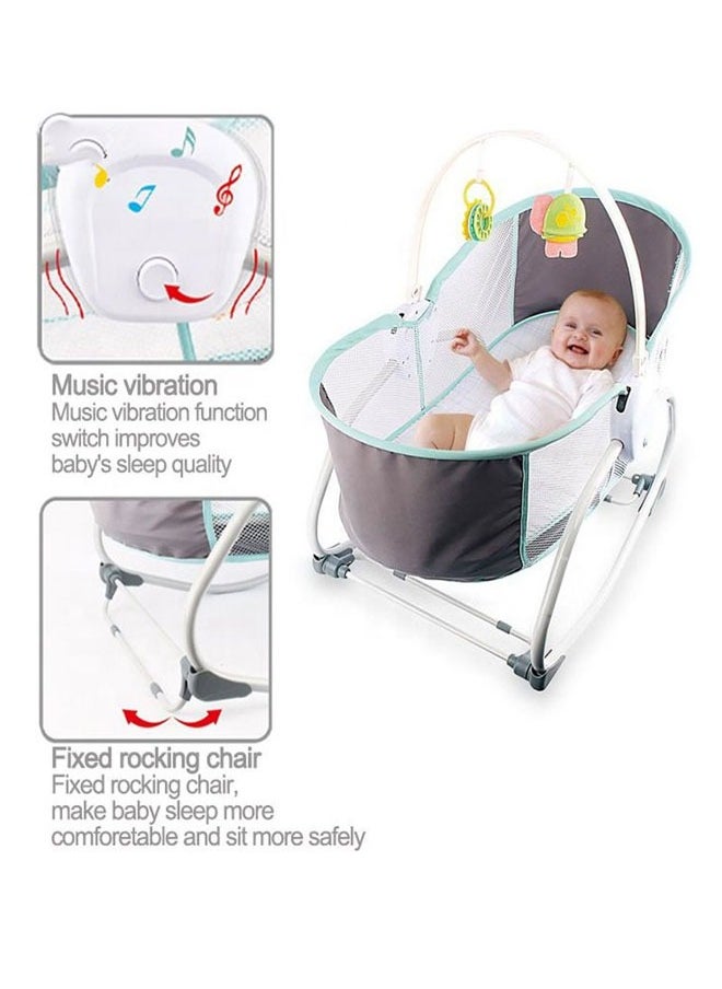 2 in 1 Multifunctional Baby Rocker Vibrating Chair For Newborn To Toddler