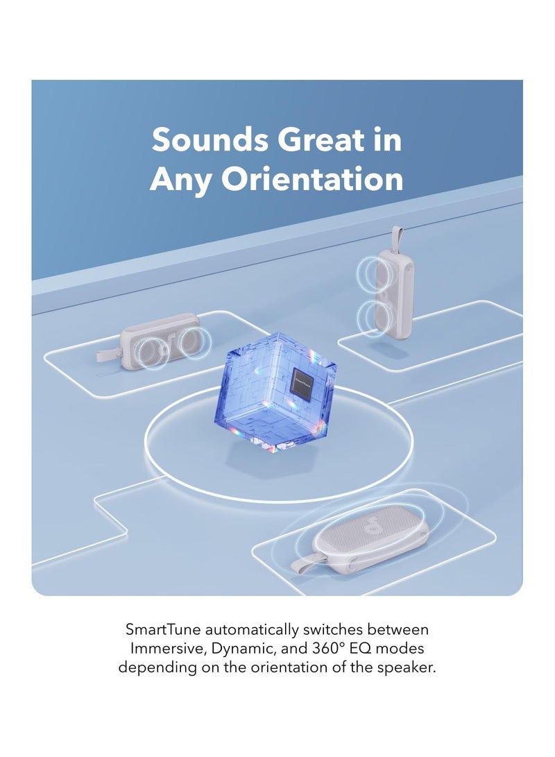 Soundcore Motion 300 Wireless Hi-Res Bluetooth Speaker with BassUp, Portable Speaker with SmartTune Technology, 30W Stereo Sound, IPX7 Waterproof, Detachable Strap, for Backyard, Camping and Hiking Black - Image 5
