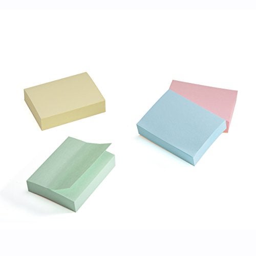 Klingy Sticky Notes, Mini Self-Stick Memo Notes - Self Adhesive - 1 ½ X 2 Inches - 100 Sheets Per Pad, 24 Pads Per Pack - Premium Quality - for Home, Office, School (Pastel) - Image 3