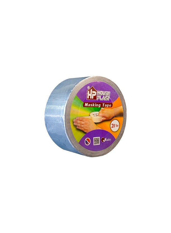 هاوس بلاست سلوتيب ألومنيوم فويل – 20 متر × 4.8 سم – مقاوم للحرارة والرطوبة – هاوس بلاست - Image 1