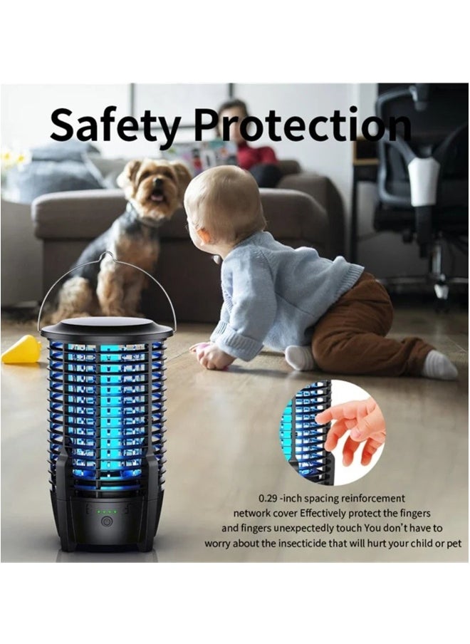 Generic - Camping Electric Mosquito Killer with Light, Waterproof Insect Fly Bug Zapper Lamp, Detachable for Easy Cleaning, Ideal for Home, Patio, Kitchen, Backyard, Outdoor Use - Image 1