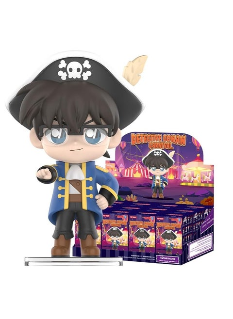 POP MART Detective Conan Carnival Series Figures 1Box 2.5 inches Articulated Character Premium Design gifts Fan-Favorite Collectible Toy Art Toy Action Figure