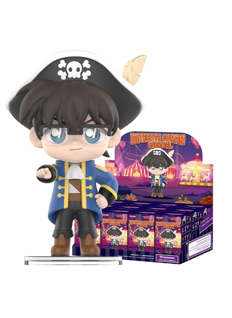 null - POP MART Detective Conan Carnival Series Figures 1Box 2.5 inches Articulated Character Premium Design gifts Fan-Favorite Collectible Toy Art Toy Action Figure - Image 1