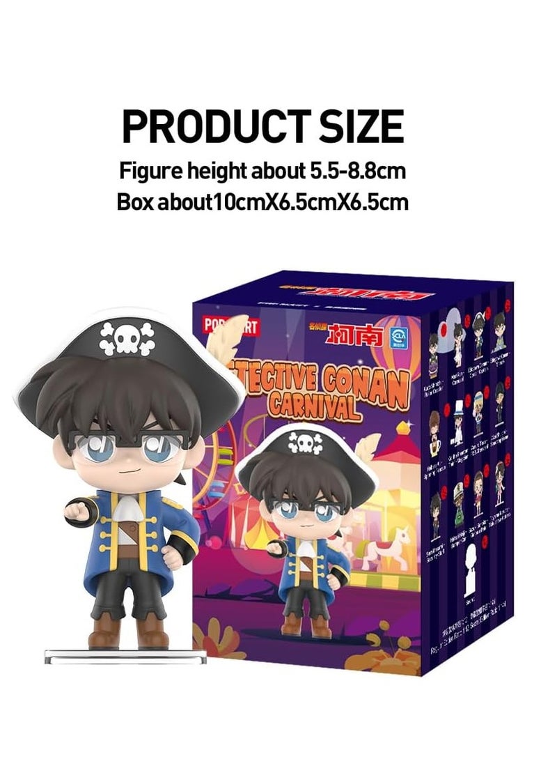 null - POP MART Detective Conan Carnival Series Figures 1Box 2.5 inches Articulated Character Premium Design gifts Fan-Favorite Collectible Toy Art Toy Action Figure - Image 1