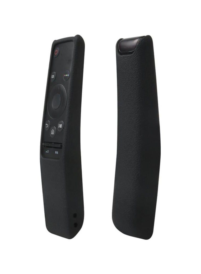 Remote Case for Samsung BN59-01259B BN59-01259E BN59-01260A Smart TV Remote Battery Cover Shockproof Remote Skin Holder Anti-Slip Anti-Lost with Remote Loop (Black)  - Image 1