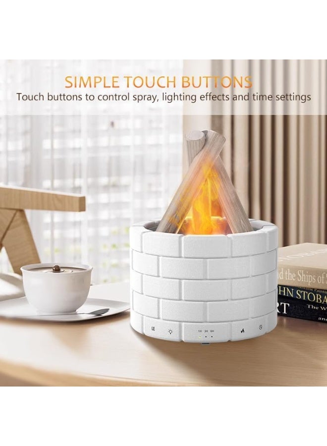 كيلا موزع الزيوت العطرية لمدفأة الحطب، موزع روائح الحطب، موزع العلاج بالروائح العطرية لإضاءة ليلية من الخشب الصناعي، موزع العلاج بالروائح العطرية لفصل الخريف والشتاء للغرف الكبيرة في المنزل - Image 2