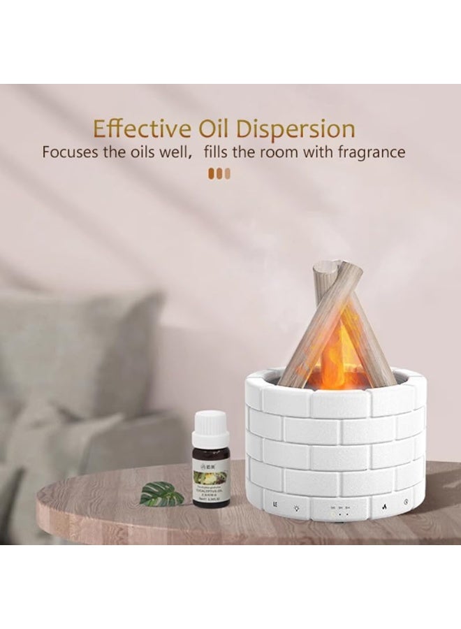 كيلا موزع الزيوت العطرية لمدفأة الحطب، موزع روائح الحطب، موزع العلاج بالروائح العطرية لإضاءة ليلية من الخشب الصناعي، موزع العلاج بالروائح العطرية لفصل الخريف والشتاء للغرف الكبيرة في المنزل - Image 4