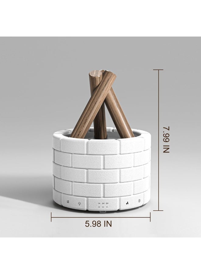 كيلا موزع الزيوت العطرية لمدفأة الحطب، موزع روائح الحطب، موزع العلاج بالروائح العطرية لإضاءة ليلية من الخشب الصناعي، موزع العلاج بالروائح العطرية لفصل الخريف والشتاء للغرف الكبيرة في المنزل - Image 3