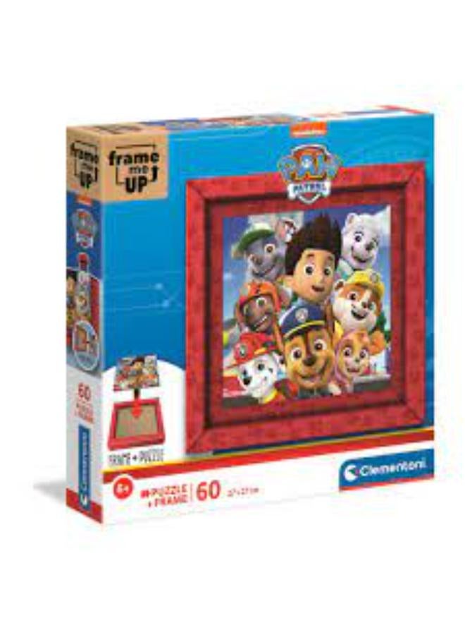 Clementoni Puzzle Kint Clem Pzl 60 Frame Me Up - Paw Patrol 