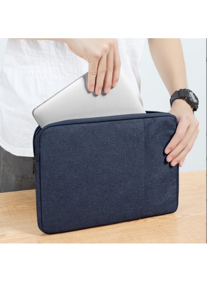 Notebook Computer Inner Bag IPAD Protective Cover 12/13/14/15.6 Inch Computer Notebook Universal-Color:Blue-Size:15.6inch - Image 1