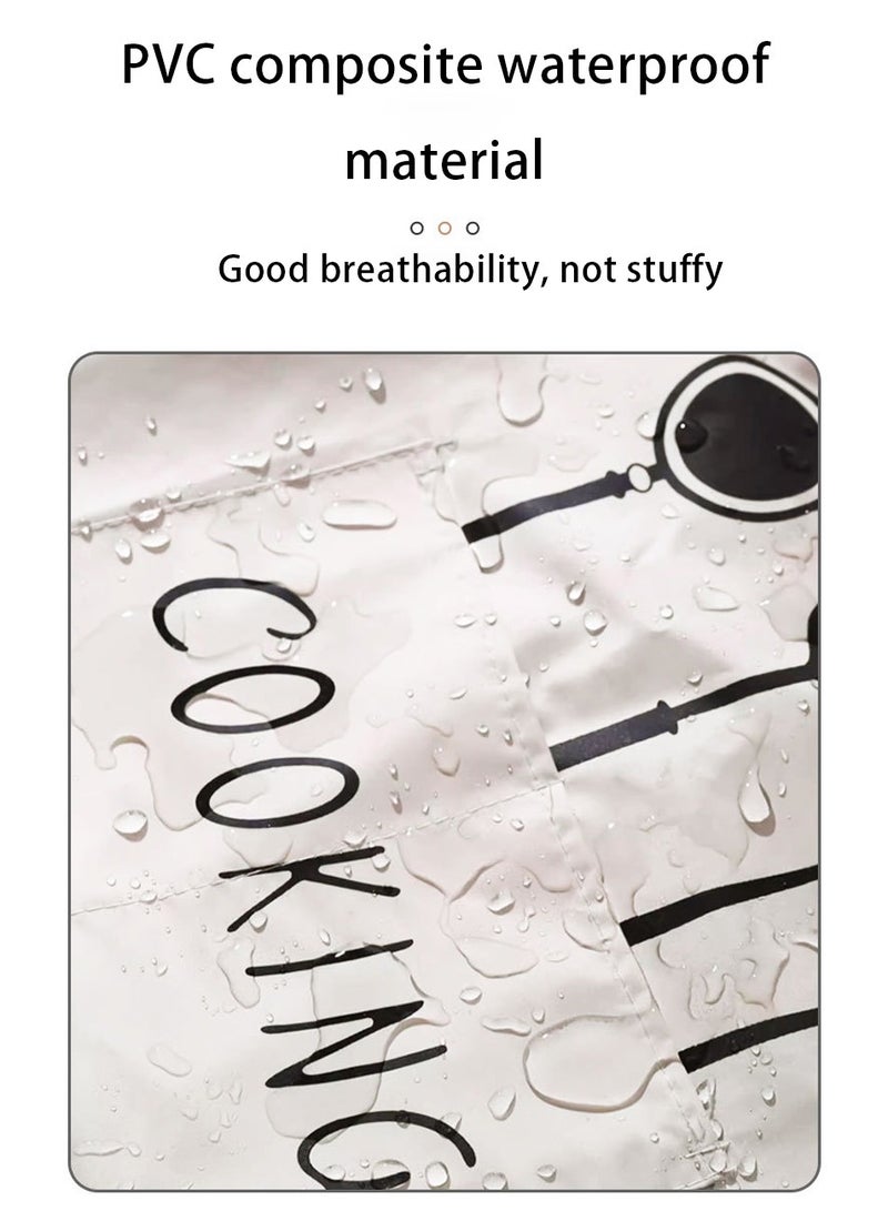 Kitchen Apron, Cooking Apron, Apron with Pockets, Home Apron, Waterproof Cooking Apron, Suitable for Home and Chefs - Image 4