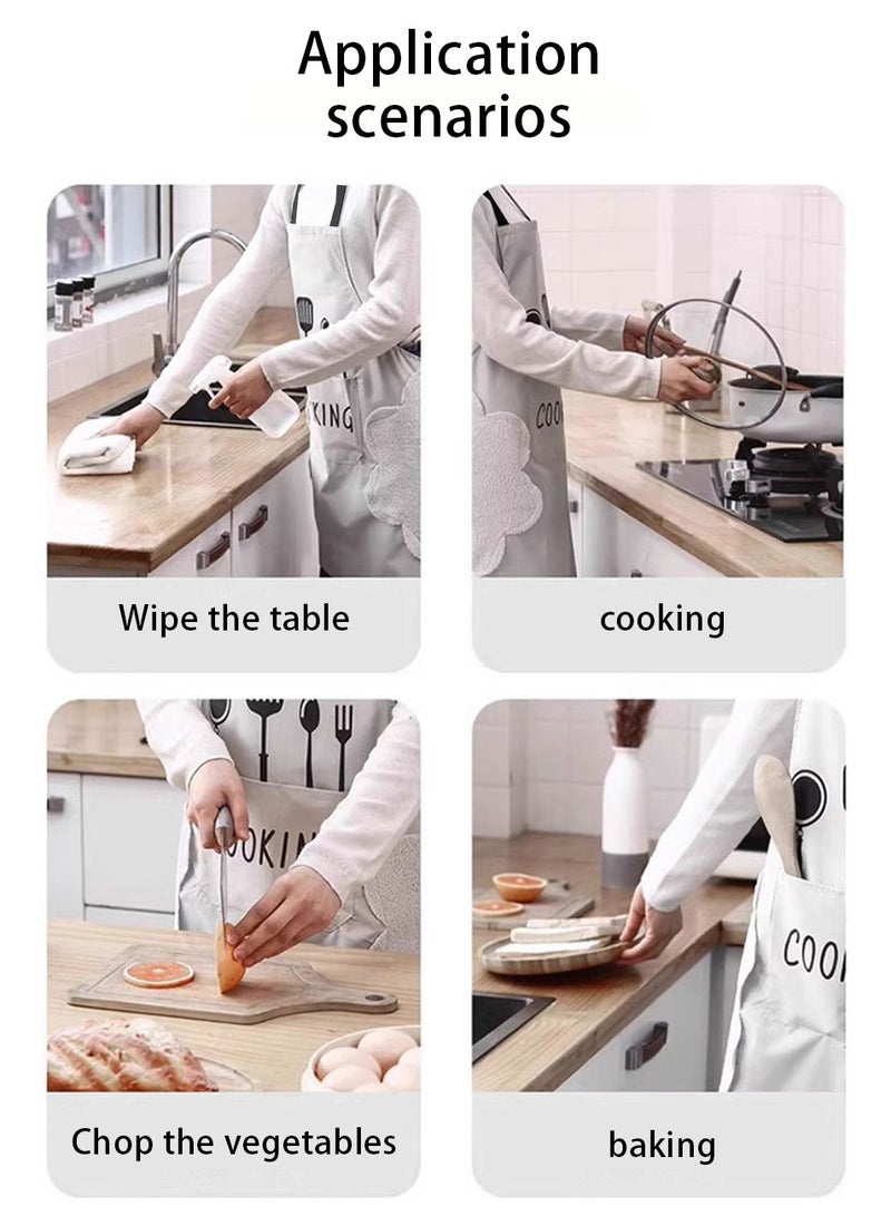 Kitchen Apron, Cooking Apron, Apron with Pockets, Home Apron, Waterproof Cooking Apron, Suitable for Home and Chefs - Image 2