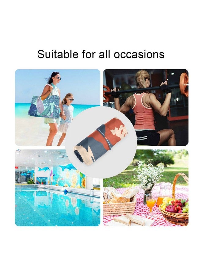 Kigai 2pcs Setting Sun Mountain Wet Dry Bags,Waterproof Reusable Cloth Diaper Wet Dry Bags for Travel,Diapers,Dirty Gym Clothes and Toiletries - Image 5