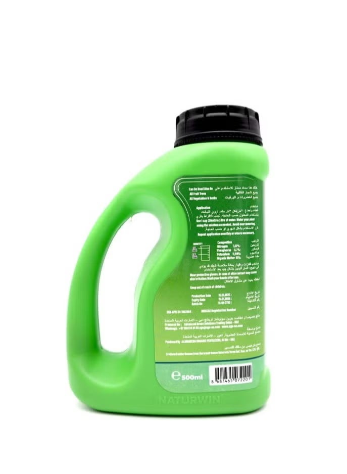 AGS Naturwin Organic Based Citrus Feed Fruit & Vegetables Fertilizer 500mlC - Image 2