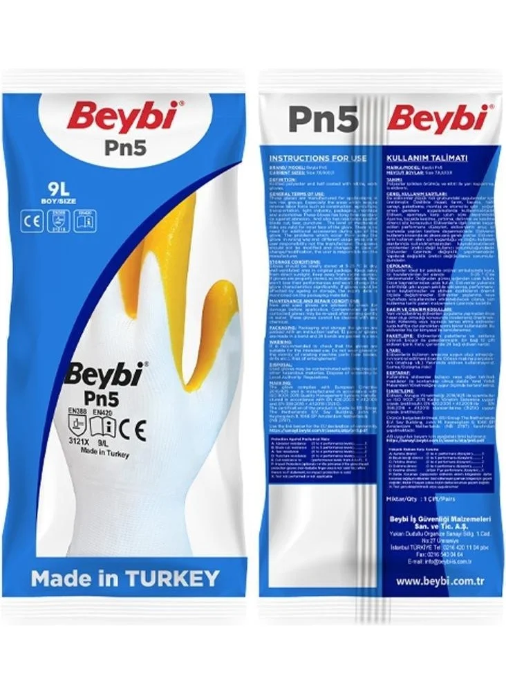 Beybi Worker Gloves Pn5 No:10 12 pcs