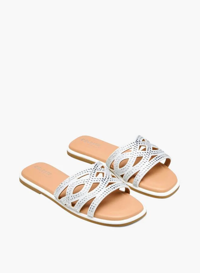 Celeste Girls Embellished Flat Sandals