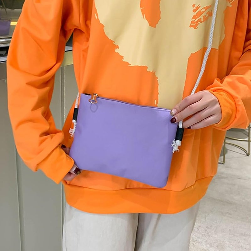 Kids Backpack Set With Pencil Case And Sling Bag Purple School Bag For Laptop Books - Image 4