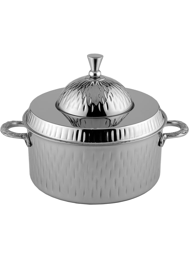 السيف  قدر هانيا ستانلس ستيل مقاس 3.5 لتر اللون سيلفر - Image 1