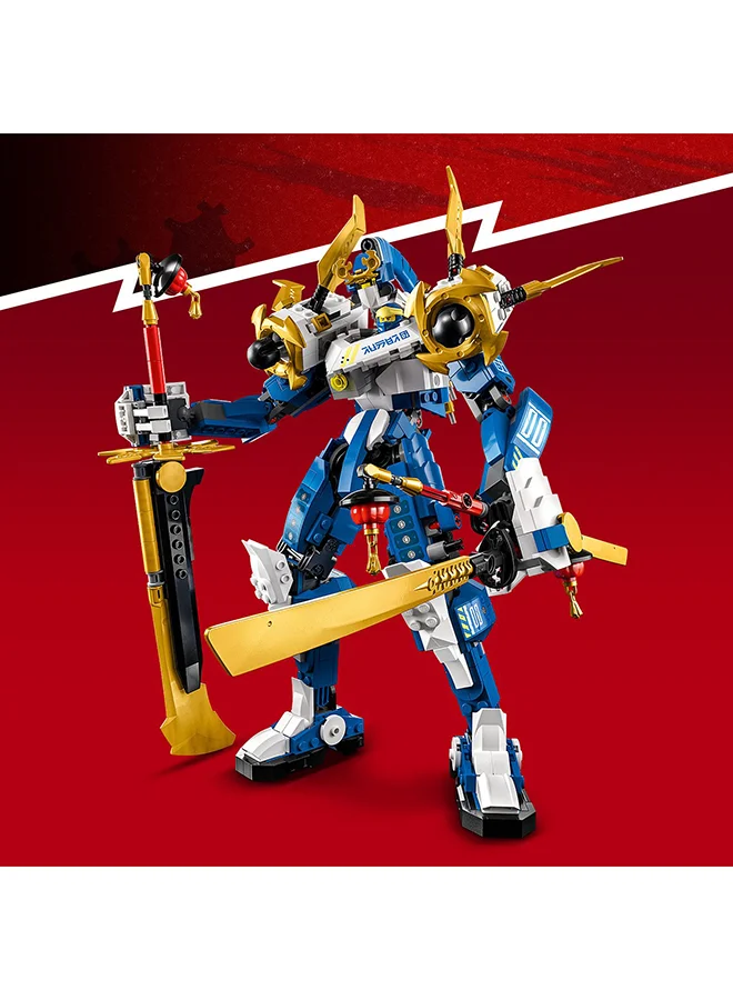 ليغو NINJAGO Jay’s Titan Mech 71785 Building Toy Set for Ages 9+, Featuring a Battle Mech Toy with Jay, Nya and Green Bone Warrior Minifigures; Ninja Playset for Kids Who Love Building and Creative Play (794 Pieces)